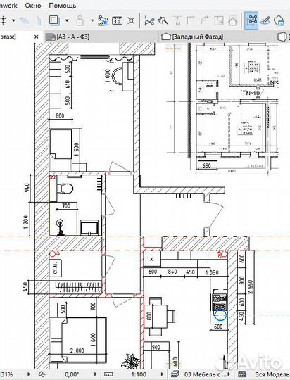 Создание планировочных решений (новострой)