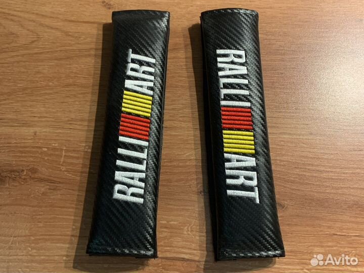 Накладки на ремни безопасности RalliArt