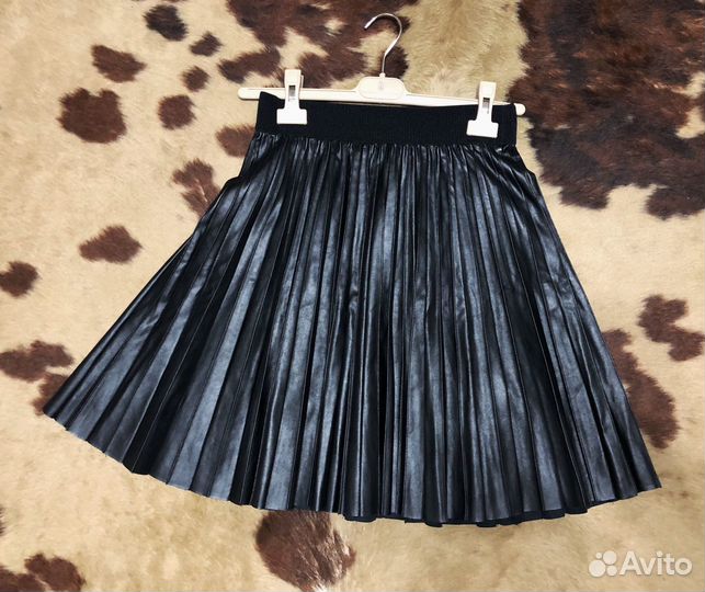 Юбка кожаная Benetton оригинал