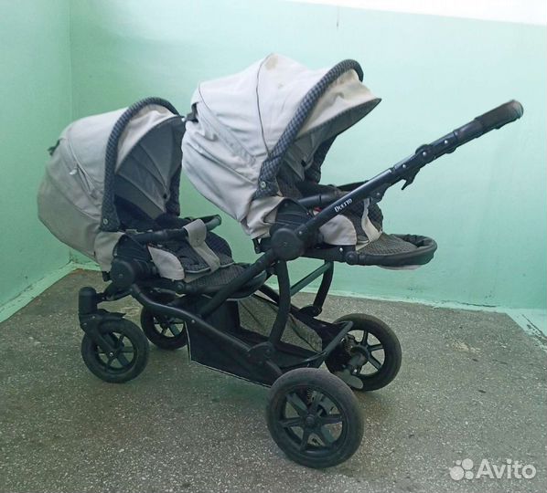Коляска для двойни или погодок 3 в 1