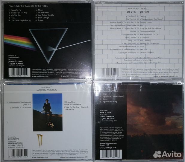 Pink Floyd, 10CC, CD, Сд диски