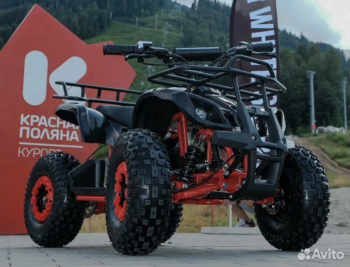 Электроквадроцикл white siberia sneg 2.1 PRO 1500W