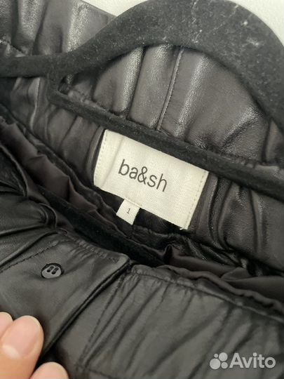 Шорты кожаные ba&sh новые