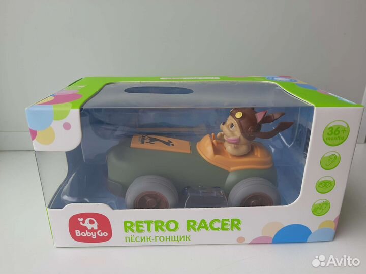 Машинка ретро-гонщик