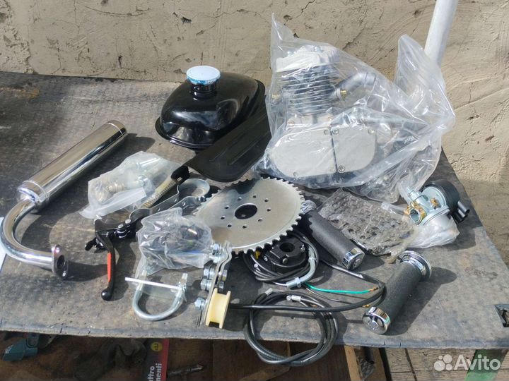 Веломотор f80, полный комплект