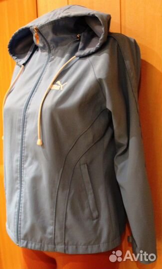 Спортивная мастерка с капюшоном puma женская 44