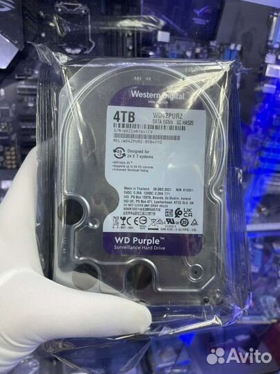 Жесткий диск WD Purple 4Tb