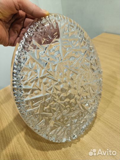 Блюдо хрустальное СССР