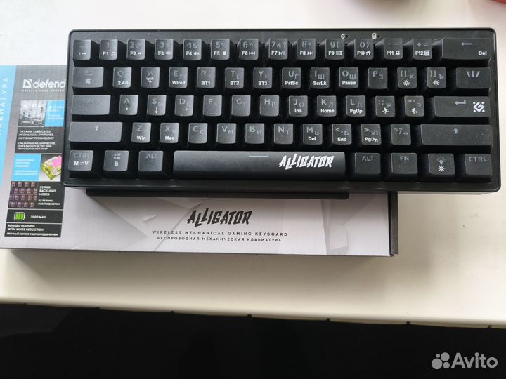 Беспроводная клавиатура механическая Alligator