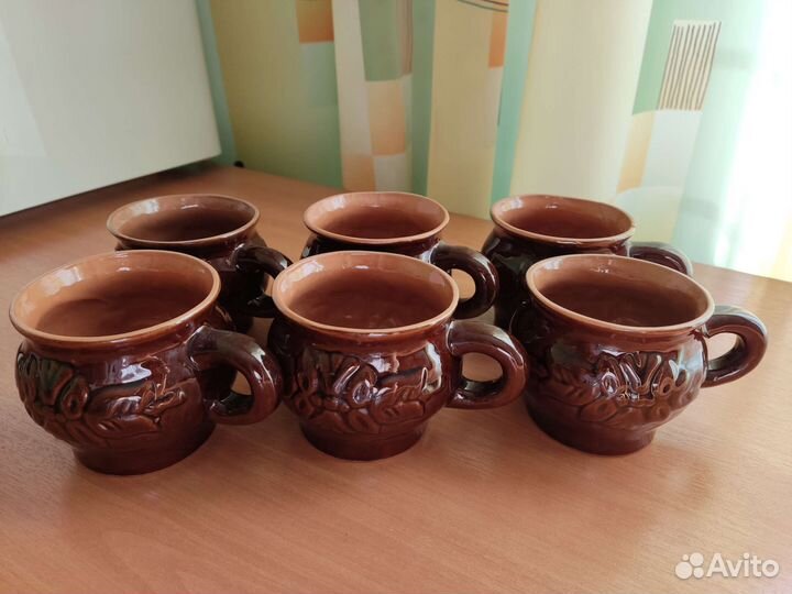 Чашка керамическая СССР 6 шт