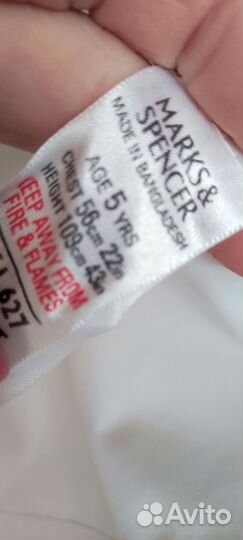Рубашка на девочку 110 рост marks Spenser