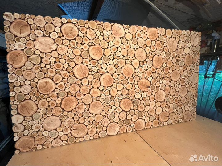 Панно из можжевельника