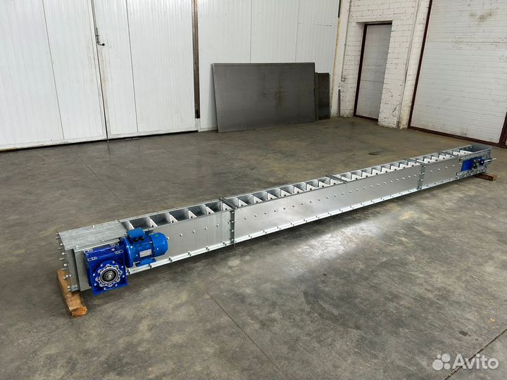 Конвейер цепной скребковый до 25 т/ч