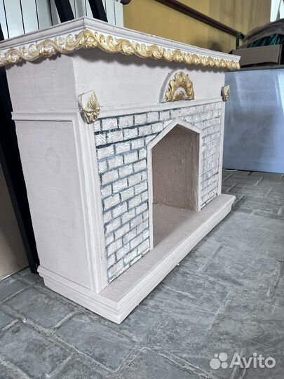 Декоративный камин бу из пеноплекса