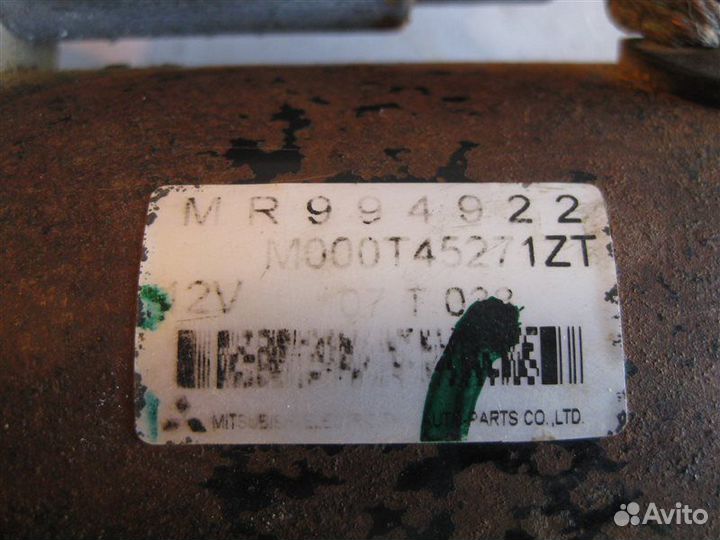 Стартер Mitsubishi Lancer седан 2007