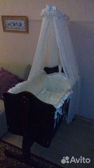 Колыбель кровать детская 'Счастливый малыш'