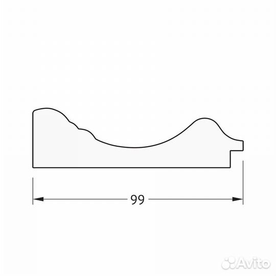 Зеркало Evoform Octagon BY 7209 59x79 травленое с