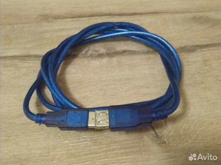 Кабель USB 2.0 A(M) USB 2.0 A(F) 1.8м