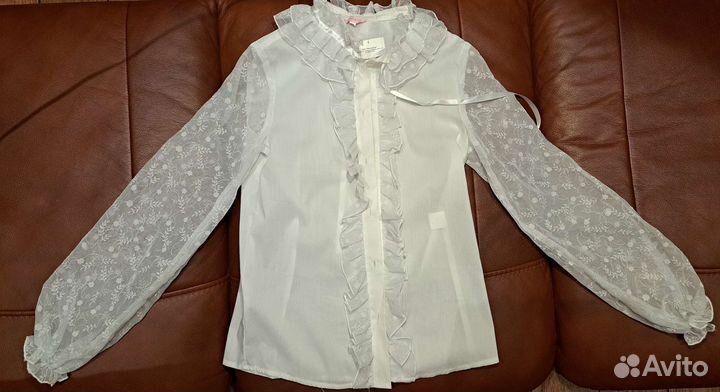 Блузка детская, школьная, новая