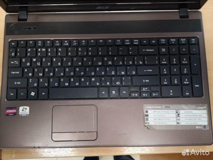 Ноутбук Acer Aspire 5253 (разбор)