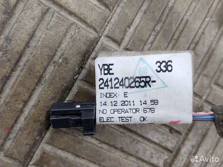 Проводка двери передней правой Renault Megane 3