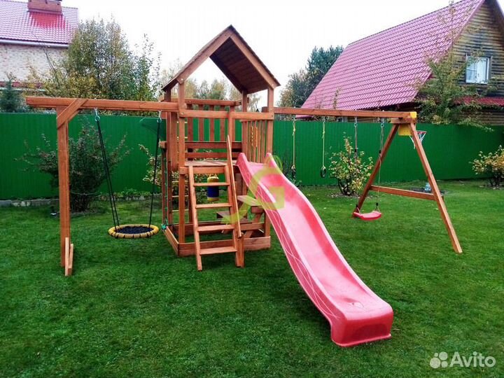 Детская игровая площадка Крафт Pro 4