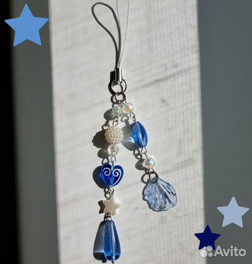 Брелок на телефон ручной работы