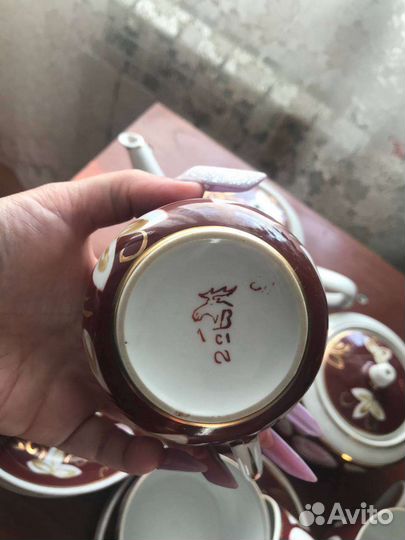 Чайный сервиз вербилки СССР