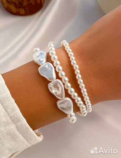 Браслет жемчужный