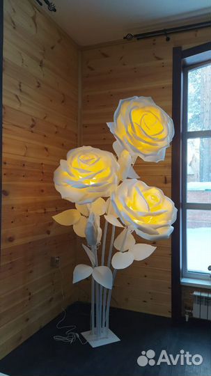 Светильник цветы