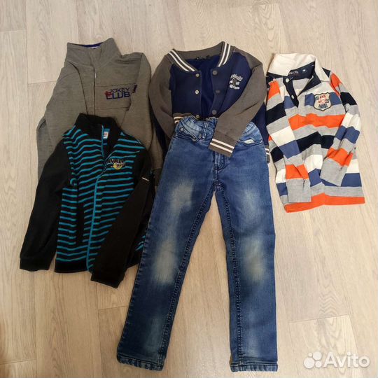 Вещи пакетом на мальчика 116-122