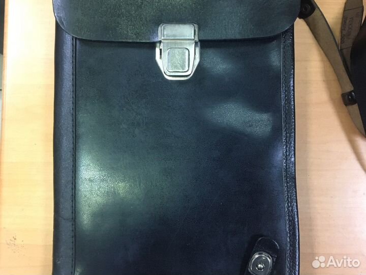 Планшет офицерский кожаный коричневый