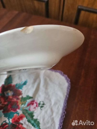 Блюдо селедочница фаянс Буди 57- 65 гг