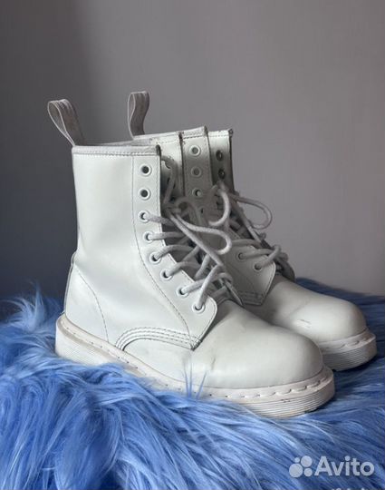 Ботинки dr martens 1460 mono white