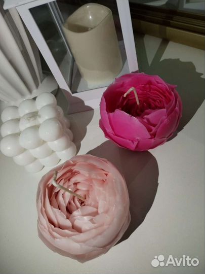 Свечи восковые ручная работа