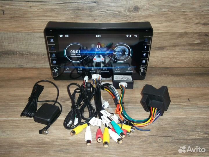 Магнитола Volkswagen Touareg Android с крутилками