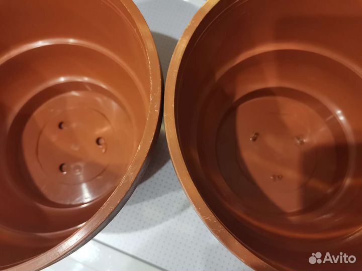 Горшки для цветов пластиковые