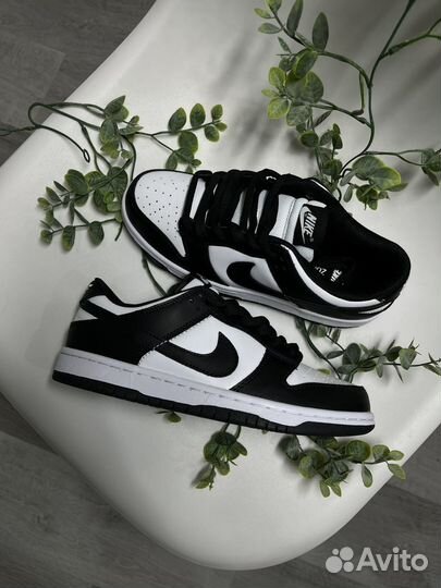 Кроссовки Nike Dunk Low Retro White Black Panda