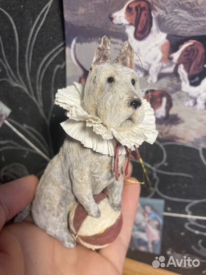 Ватные елочные игрушки