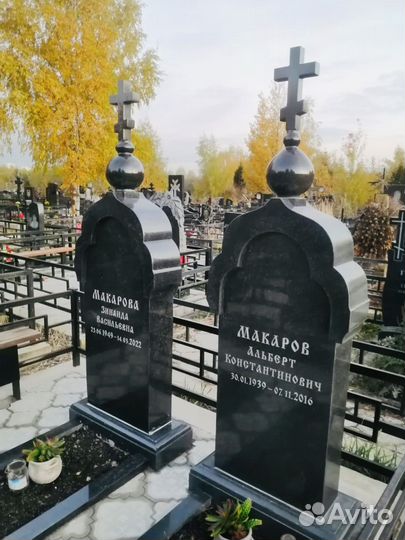 Памятники на могилу из гранита и мрамора Под ключ