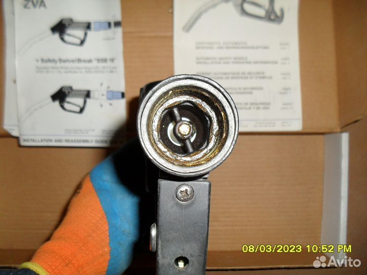 Кран раздаточный ZVA Slimline трк АЗС бензин