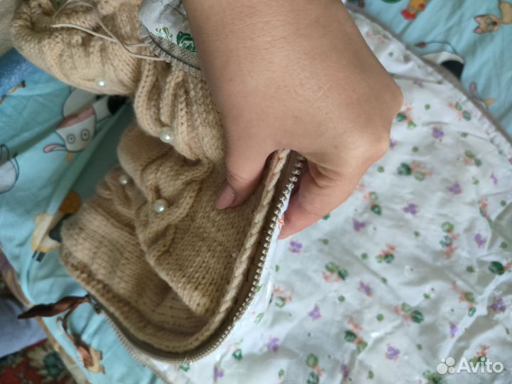 Тёплый конверт для выписки и в коляску