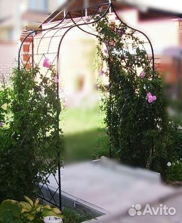 Арка садовая опора металлическая для растений