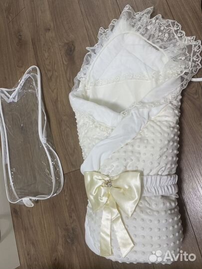 Тёплый конверт на выписку