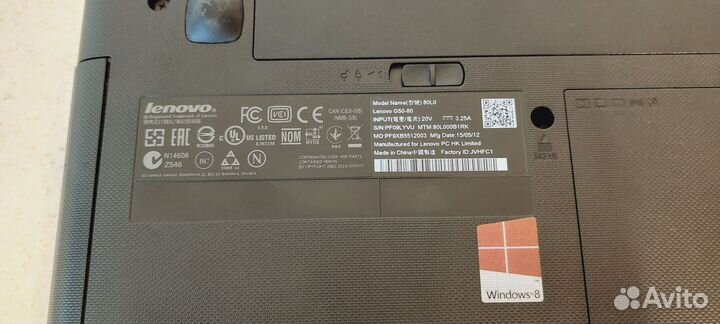 Ноутбук Lenovo G50-80