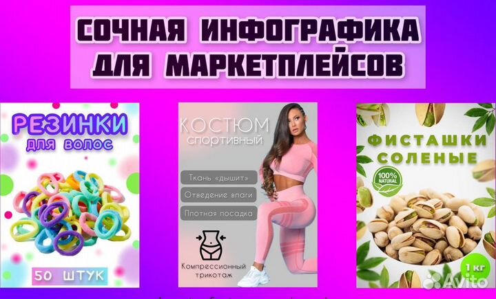 Сочная инфографика для wb ozon