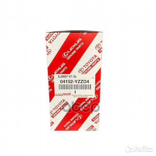 Фильтр масляный toyota 04152yzzd4 04152yzzd4