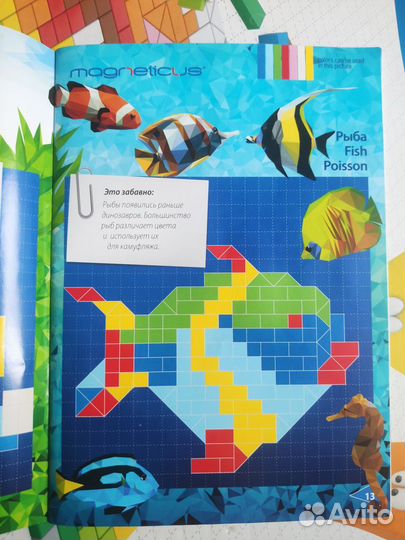 Магнитная мозайка 6+ Magneticus