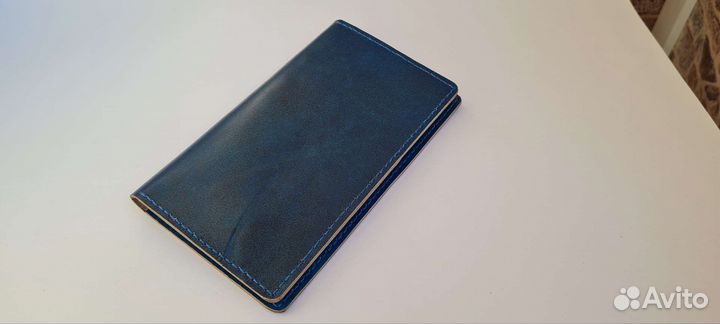 Визитница кожаная ручной работы