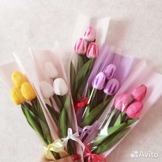 Мыльные тюльпаны